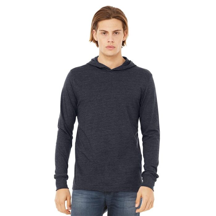 Unisex Jersey Hooded Long Sleeve Tee Thumbnail